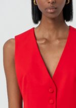 COLETE CROPPED VERMELHO FRACOMINA - Image 4