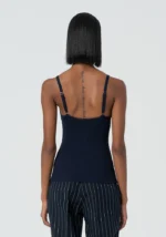 TOP DE MALHA COM STRASS AZUL FRACOMINA - Image 4