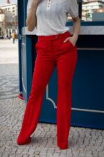 CALÇA BOCA DE SINO VERMELHA FRACOMINA - Image 5