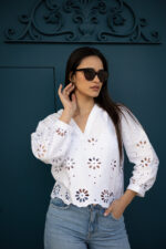 BLUSA BORDADA BRANCA FRACOMINA - Image 3