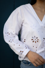 BLUSA BORDADA BRANCA FRACOMINA - Image 4