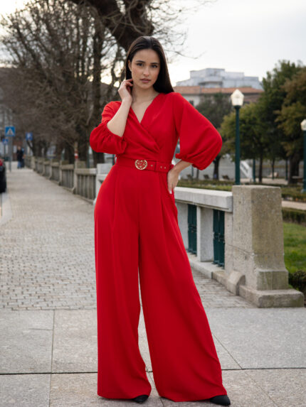 MACACAO VERMELHO COM CINTO RINASCIMENTO