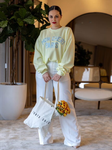 CAMISOLA MON CHERI AMARELA PONTO CHIC