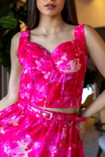 CROP TOP ESTAMPA FLORIDA ROSA FRACOMINA - Image 4