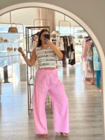PANTALONA ROSA DE ALFAIATARIA GAELLE PARIS - Image 3