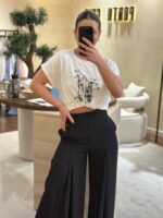 T SHIRT BRANCA OVERSIZE COM LOGO FRACOMINA - Image 3