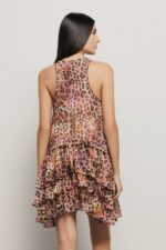 VESTIDO ANIMAL PRINT COM FOLHOS GAELLE PARIS - Image 2