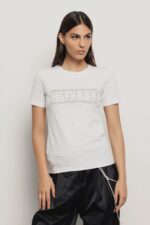T SHIRT LOGO STRASS GAELLE PARIS