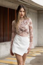 BODY COM ESTAMPADO PONTO CHIC