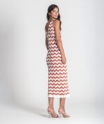 VESTIDO CRU ZIG ZAG COM BRILHO RUGA - Image 3