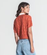 CAMISOLA POLO PERFURADA TELHA RUGA - Image 3