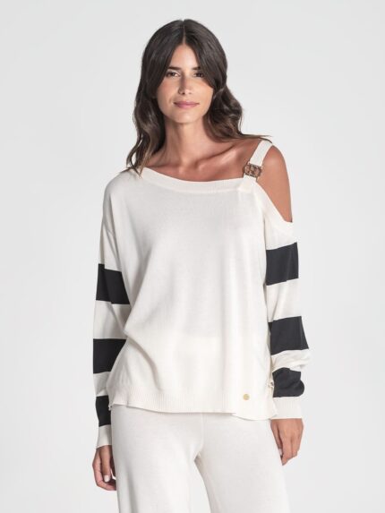 CAMISOLA CRU COM FIVELA RUGA