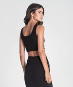 TOP PRETO CANELADO RUGA - Image 2
