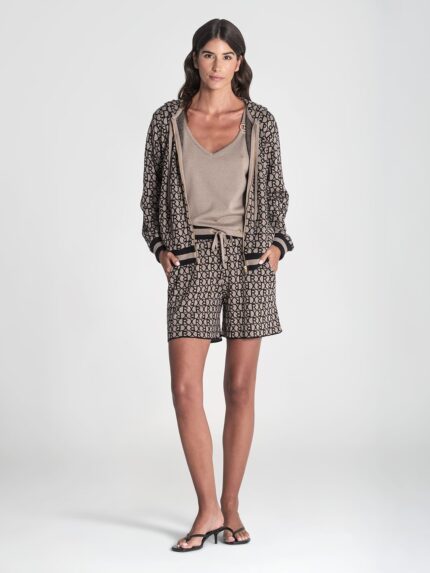 CALÇÕES TAUPE JACQUARD RUGA