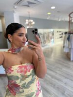 VESTIDO COMPRIDO ESTAMPADO PONTO CHIC - Image 3