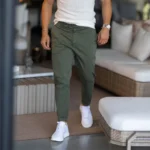 CALÇA CHINO TAPARED VERDE