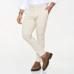 CALÇA CHINO SLIM FIT BEGE CLARO ZOLF - Image 2