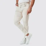 CALÇA SARJA RINGUE SLIM FIT BEGE CLARO ZOLF - Image 2