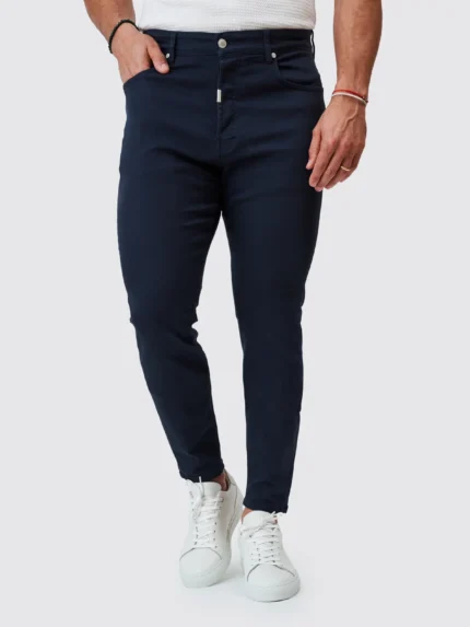 CALÇA SARJA RINGUE SLIM FIT  AZUL ZOLF