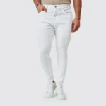 CALÇA SARJA RINGUE SLIM FIT BRANCO ZOLF