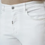 CALÇA SARJA RINGUE SLIM FIT BRANCO ZOLF - Image 3