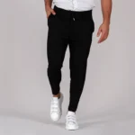 CALÇA COM CORDÃO SLIM FIT PRETA ZOLF - Image 4