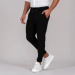 CALÇA COM CORDÃO SLIM FIT PRETA ZOLF - Image 2