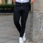 DENIM PRETA SLIM FIT ZOLF