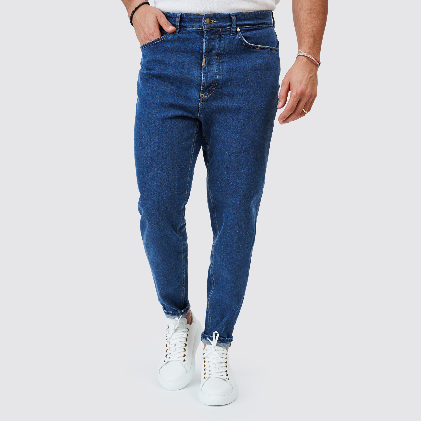 234011010-6 (1) DENIM INTERMEDIA TAPERED ZOLF - Image 1