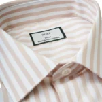 CAMISA CLÁSSICA COM RISCA BEGE ZOLF - Image 3