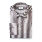 CAMISA CLÁSSICA COM RISCA TAUPE ZOLF