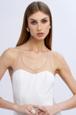 VESTIDO BRANCO COM TRANSPARÊNCIA NO SECRETS - Image 6