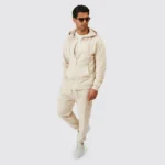 CASACO HOODIE BEGE ZOLF - Image 2