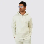 CASACO HOODIE OFF WHITE ZOLF