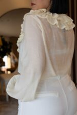 BLUSA AMARELA COM FOLHO PONTO CHIC - Image 7