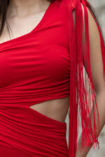 VESTIDO COMPRIDO COM FRANJAS PONTO CHIC - Image 3