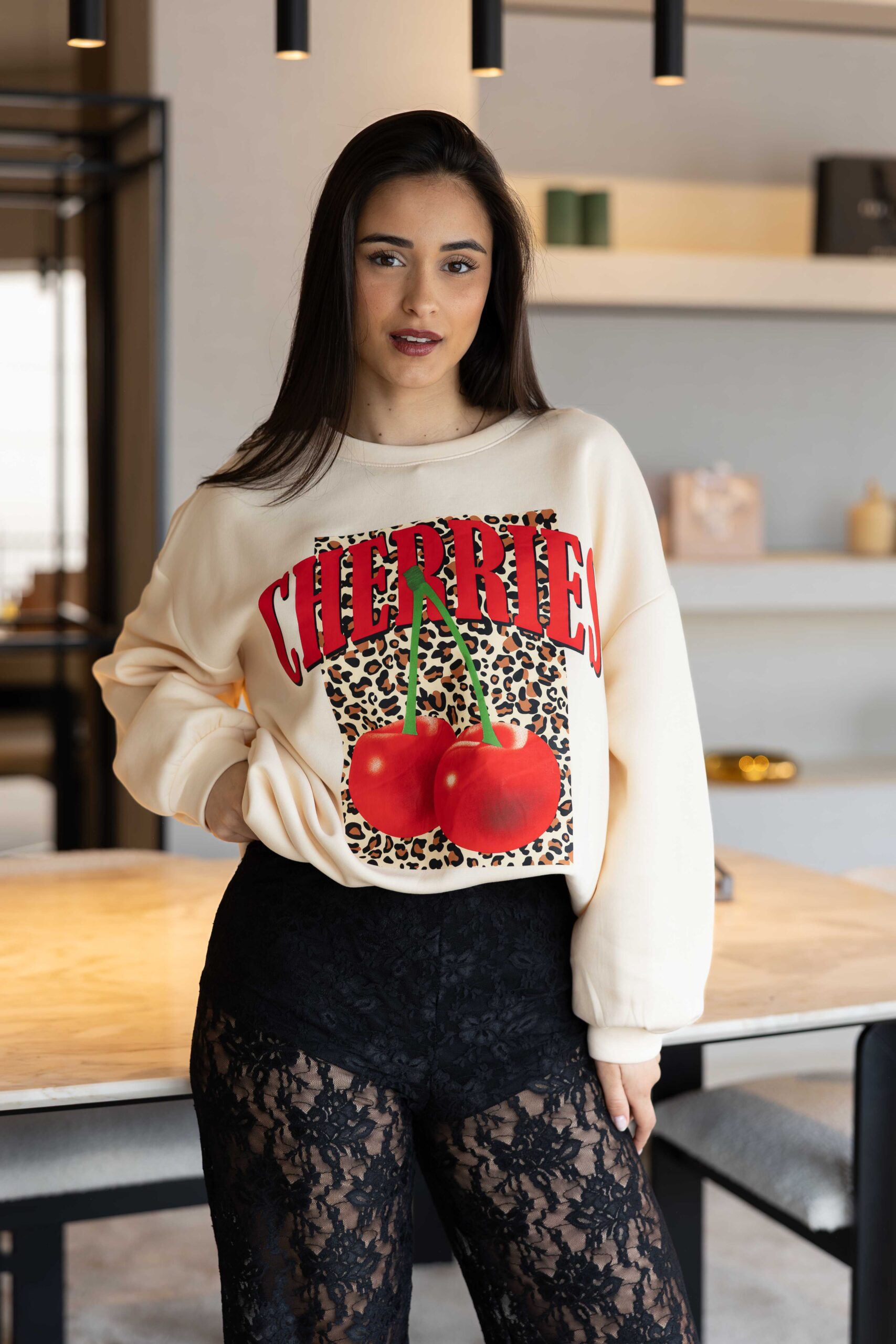 PC-213 SWEATER CHERRIES PONTO CHIC - Image 1