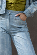 CALÇA JEANS COM BRILHO SAHOCO - Image 3