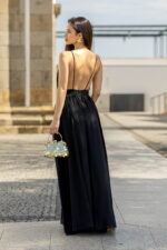 VESTIDO FLUIDO PRETO LONGO ELEH - Image 3