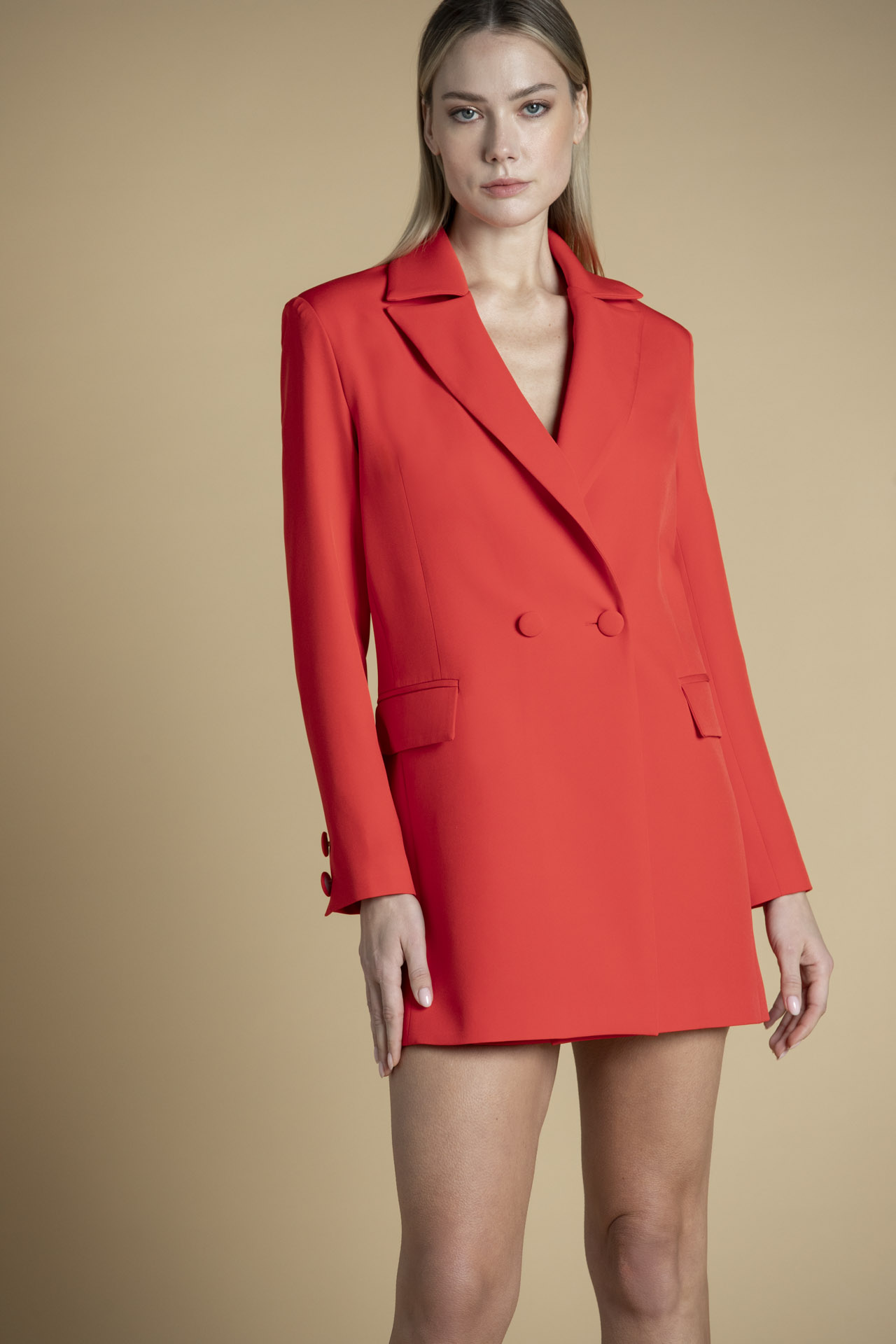 ab-0148-t-internet-size BLAZER VERMELHO CRUZADO OVERSIZE SAHOCO - Image 1