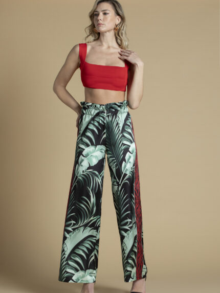 CROP TOP ELÁSTICO VERMELHO SAHOCO