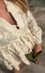 VESTIDO CRU TECIDO BORDADO JIJIL - Image 2