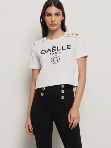 T-SHIRT COM ESTAMPADO GAELLE PARIS