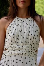 VESTIDO COMPRIDO ESTAMPADO BOLAS PONTO CHIC - Image 4
