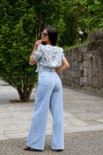 JEANS WIDE LEG CINTURA SUBIDA PONTO CHIC - Image 7
