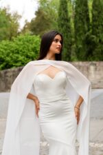 VESTIDO BRANCO COMPRIDO COM LENÇO PONTO CHIC - Image 8