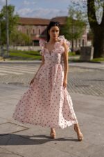 VESTIDO COMPRIDO ESTAMPADO CORAÇÕES PONTO CHIC - Image 2