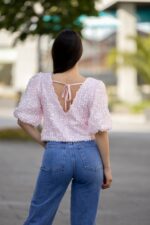 CAMISOLA ROSA LANTEJOULAS PONTO CHIC - Image 3