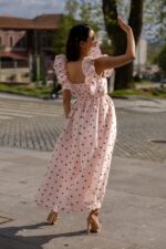 VESTIDO COMPRIDO ESTAMPADO CORAÇÕES PONTO CHIC - Image 4