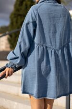 VESTIDO CAMISEIRO EM GANGA PONTO CHIC - Image 4
